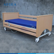 AG-MC002 Wood frame elderly healthcare foldable electric care used nursing home beds